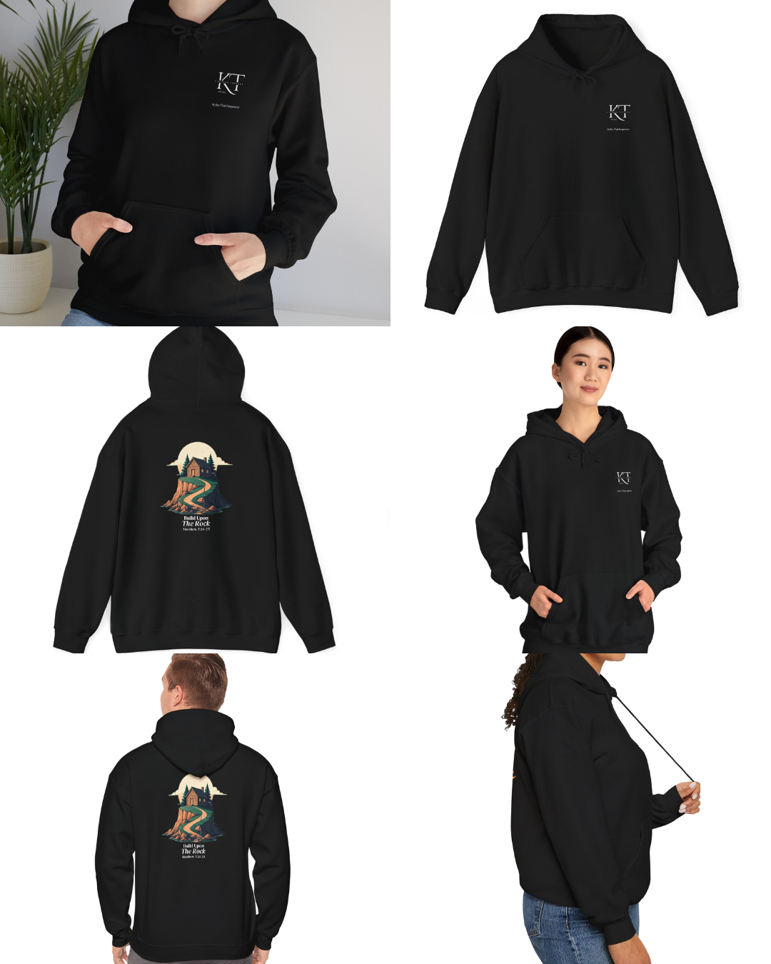 Build Upon The Rock - Hoodie Sweatshirt